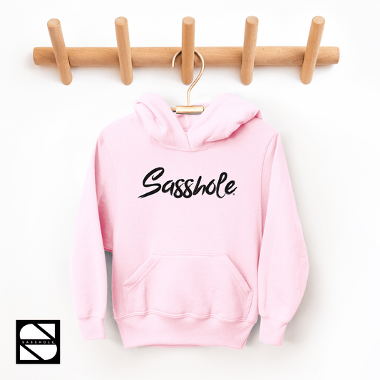 Attitude Unleashed: Youth Girls Sasshole® Graphic Hoodie - Funny Graphic Tee by Sasshole® Clothing