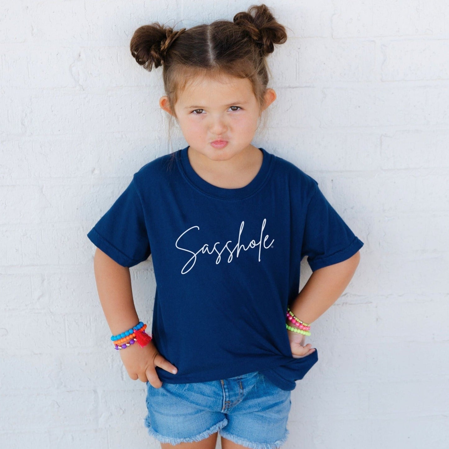 Bold and Beautiful: Sasshole® Youth Tee for Confidence Queens - Funny Graphic Tee by Sasshole® Clothing
