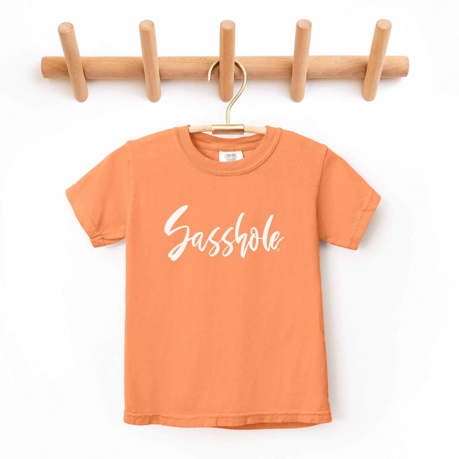 Chic and Cheeky: Sasshole® Youth Tee for Fashionistas - Funny Graphic Tee by Sasshole® Clothing