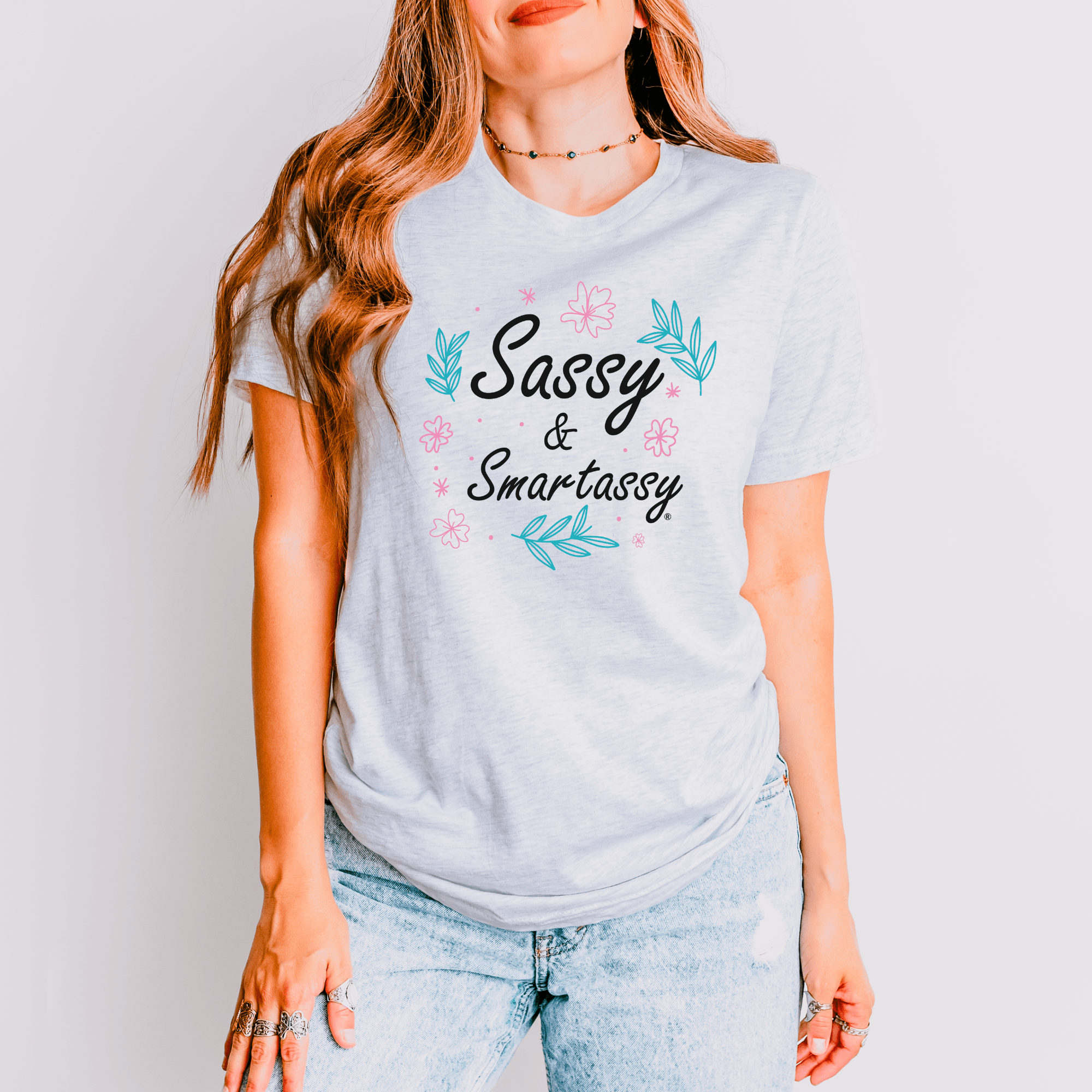 Image of Cleverly Chic: The Sassy & Smartassy® Classic Women's T-shirt - Funny Graphic Tee by Sasshole® Clothing