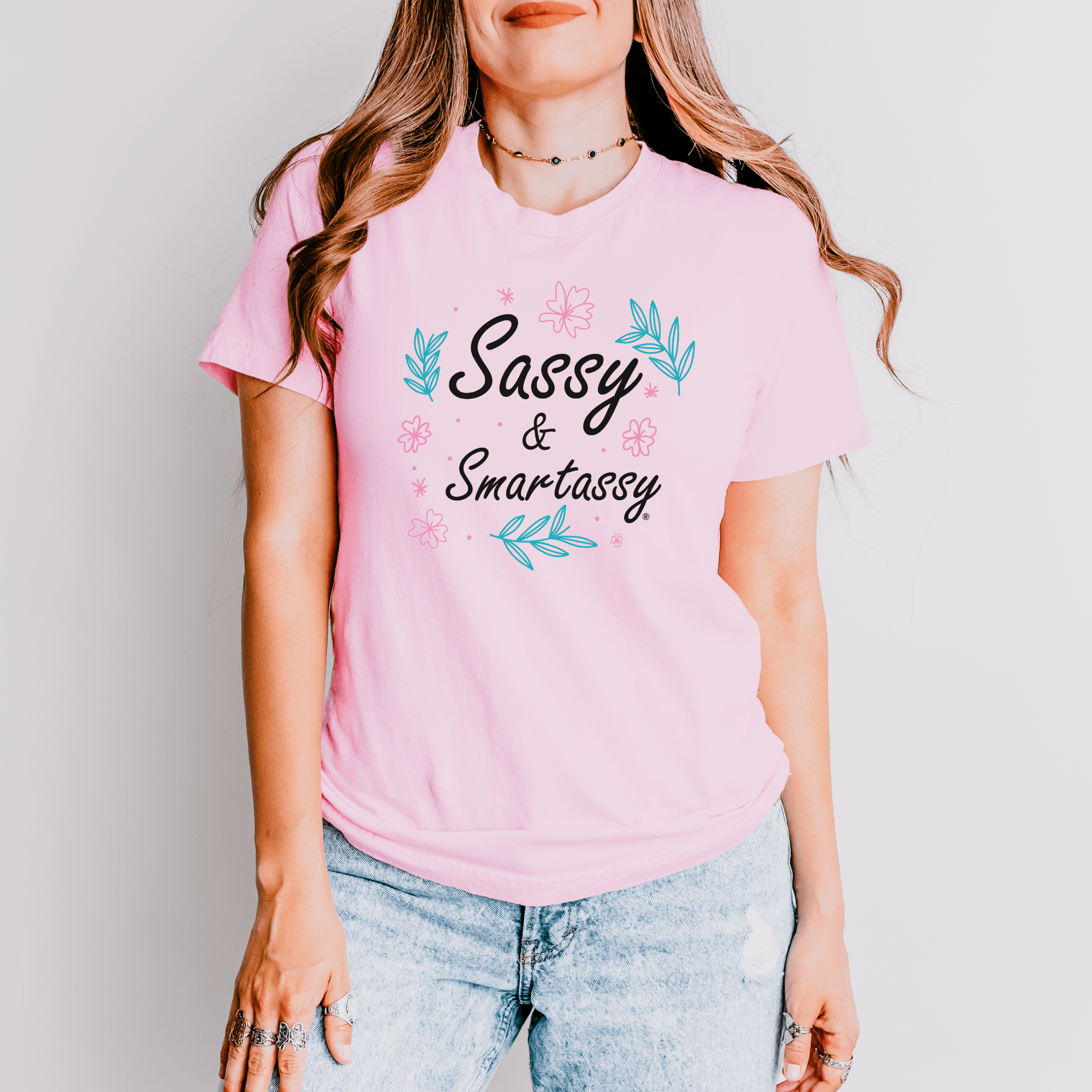Image of Cleverly Chic: The Sassy & Smartassy® Classic Women's T-shirt - Funny Graphic Tee by Sasshole® Clothing