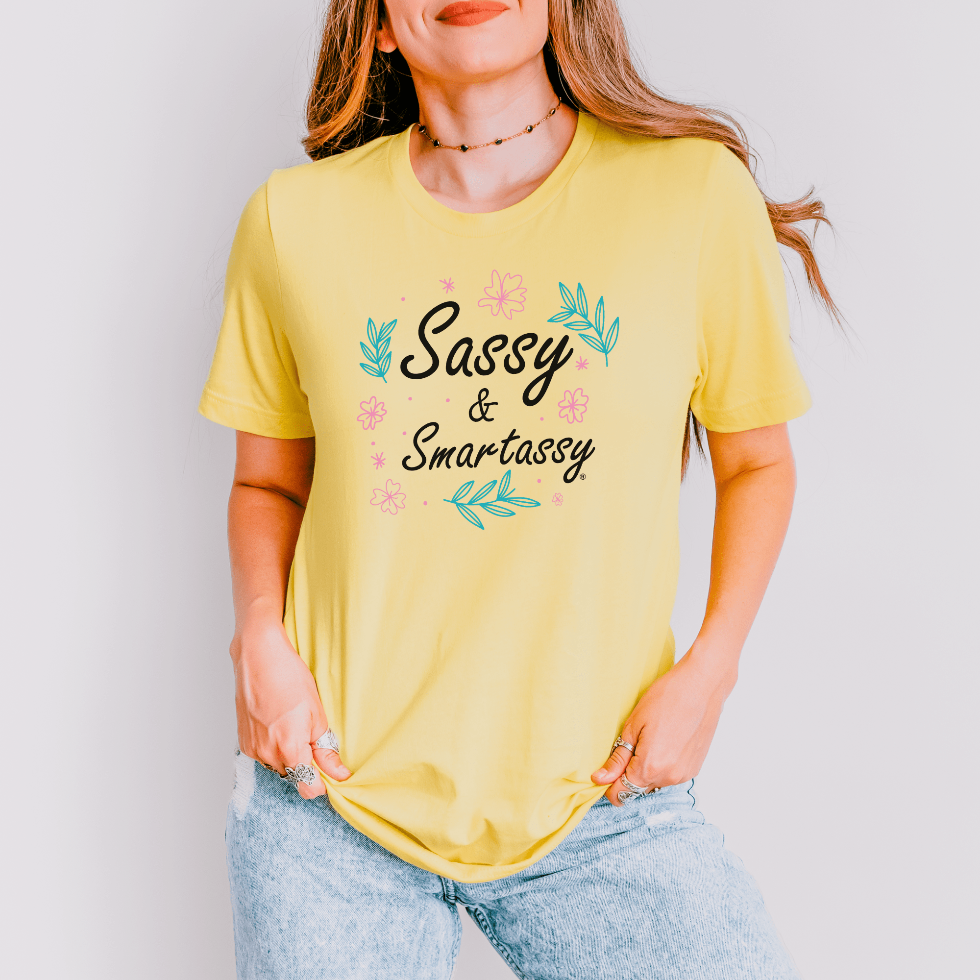 Image of Cleverly Chic: The Sassy & Smartassy® Classic Women's T-shirt - Funny Graphic Tee by Sasshole® Clothing