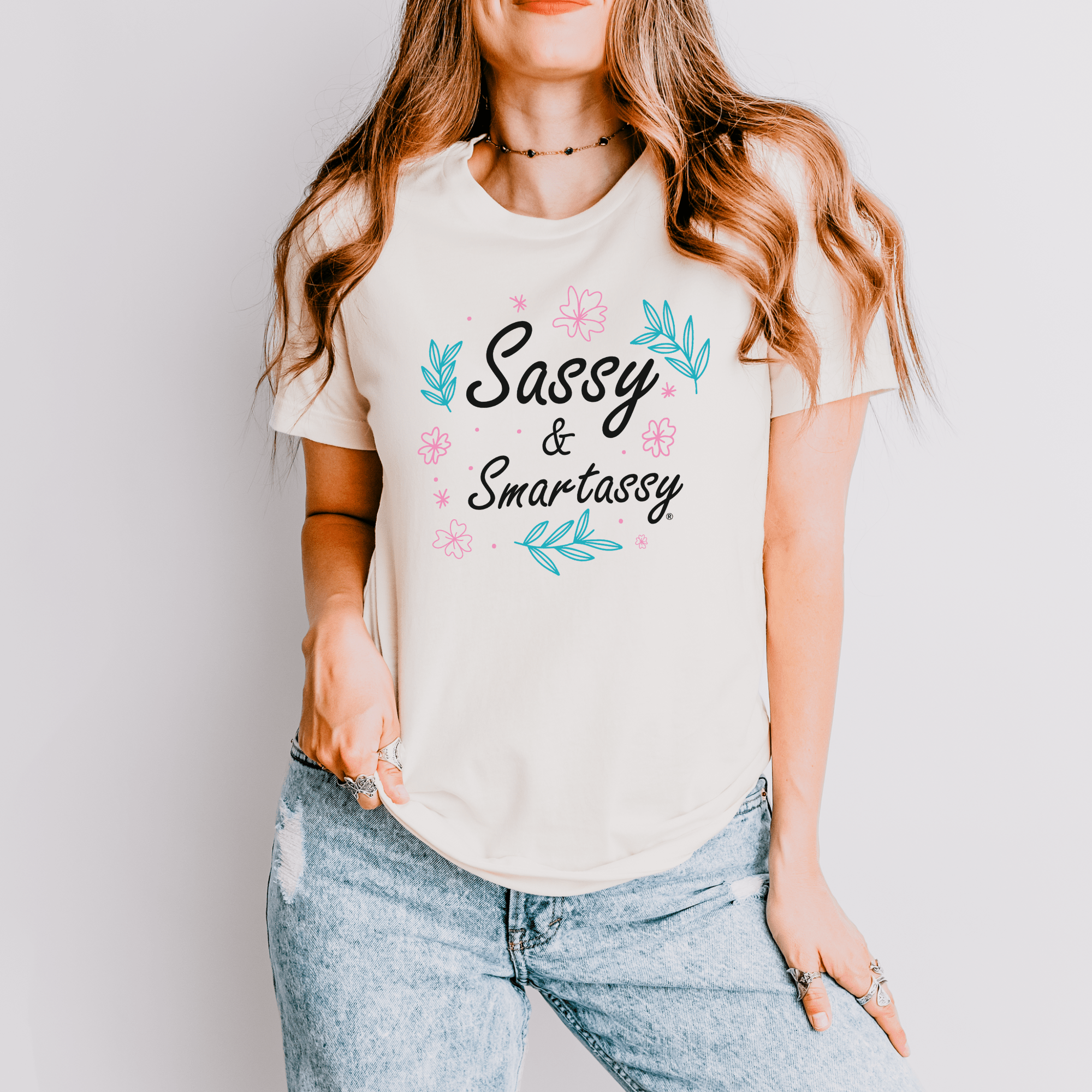 Image of Cleverly Chic: The Sassy & Smartassy® Classic Women's T-shirt - Funny Graphic Tee by Sasshole® Clothing
