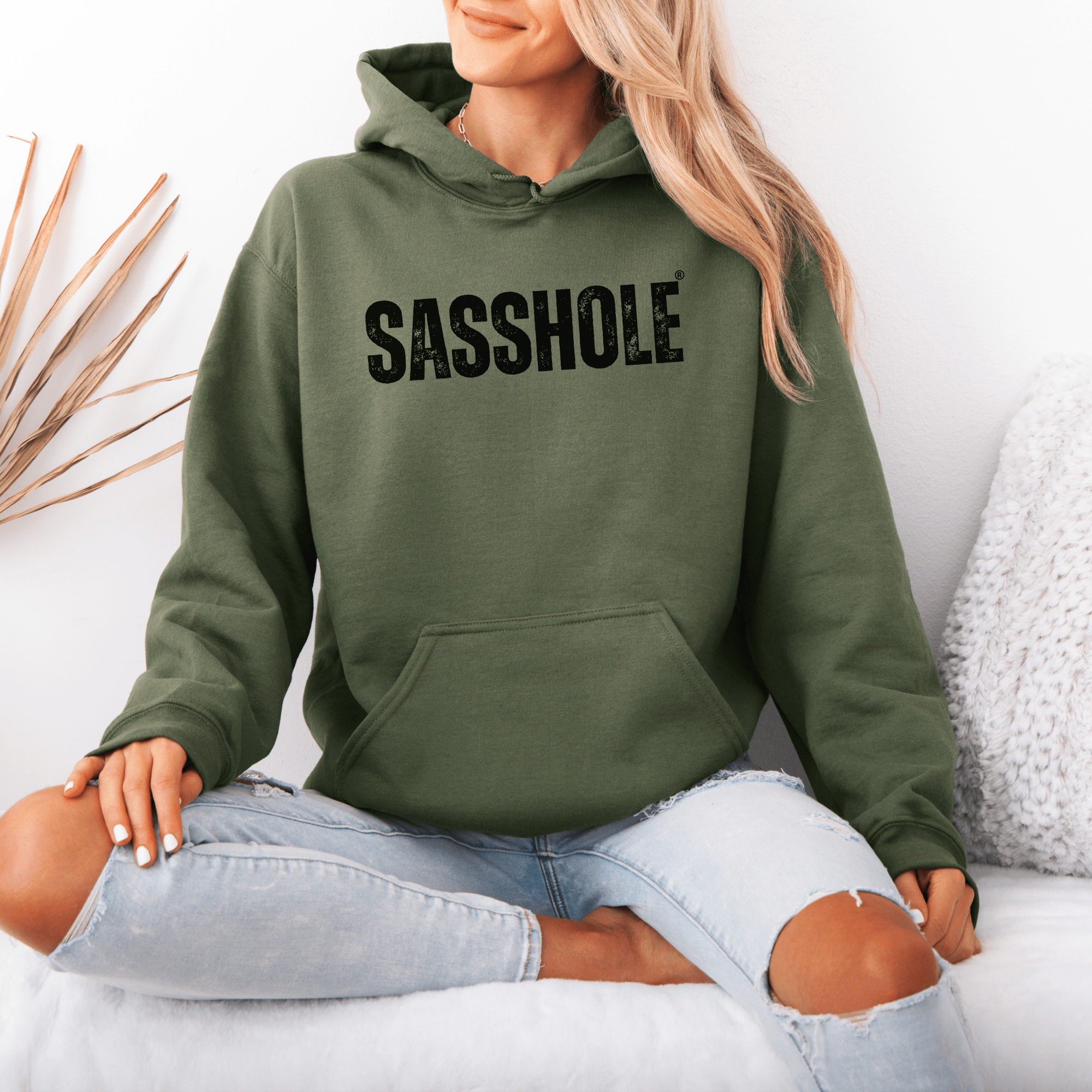 Image of Dare to Stand Out: Sasshole® Statement Unisex Hoodies - Funny Graphic Tee by Sasshole® Clothing