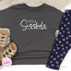 Image of Empowering Attitude: Little Sasshole™ Toddler T-shirt - Funny Graphic Tee by Sasshole® Clothing