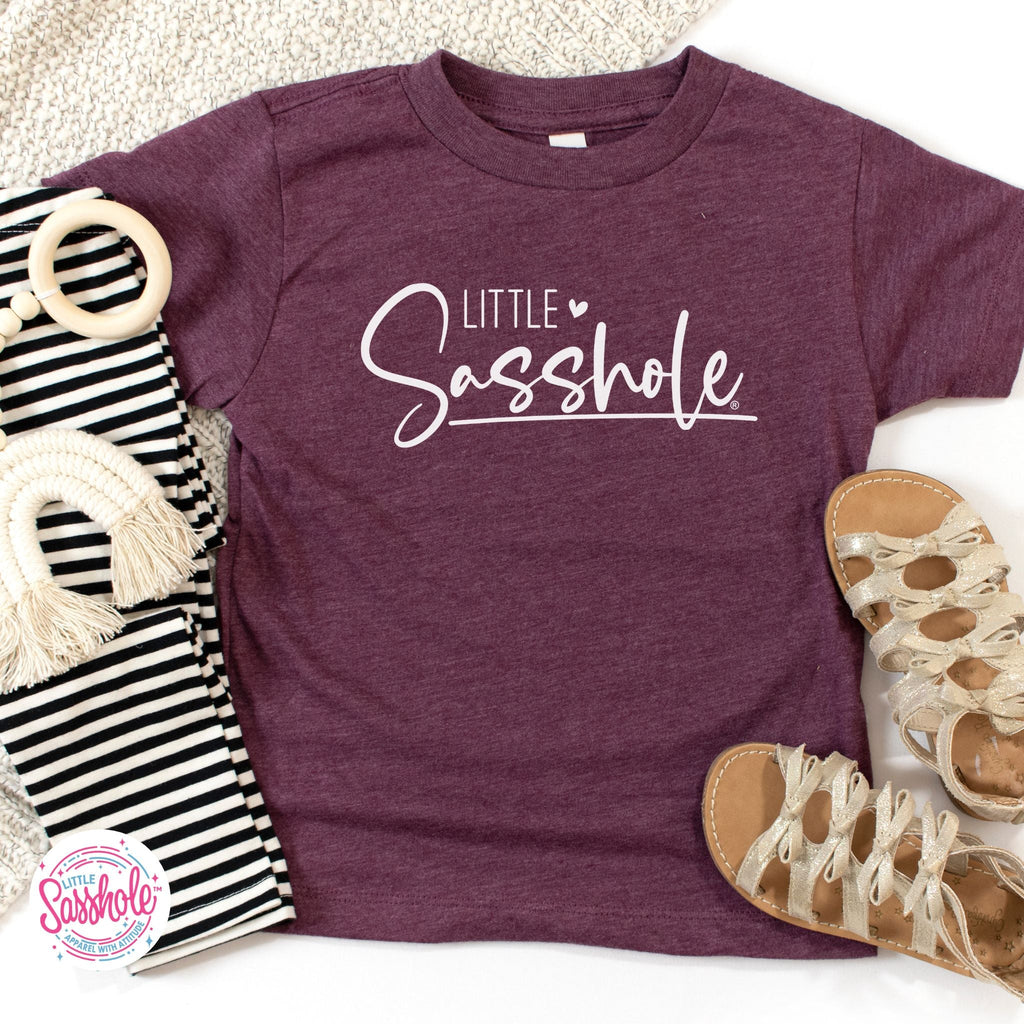 Empowering Attitude: Little Sasshole™ Toddler T-shirt - Funny Graphic Tee by Sasshole® Clothing