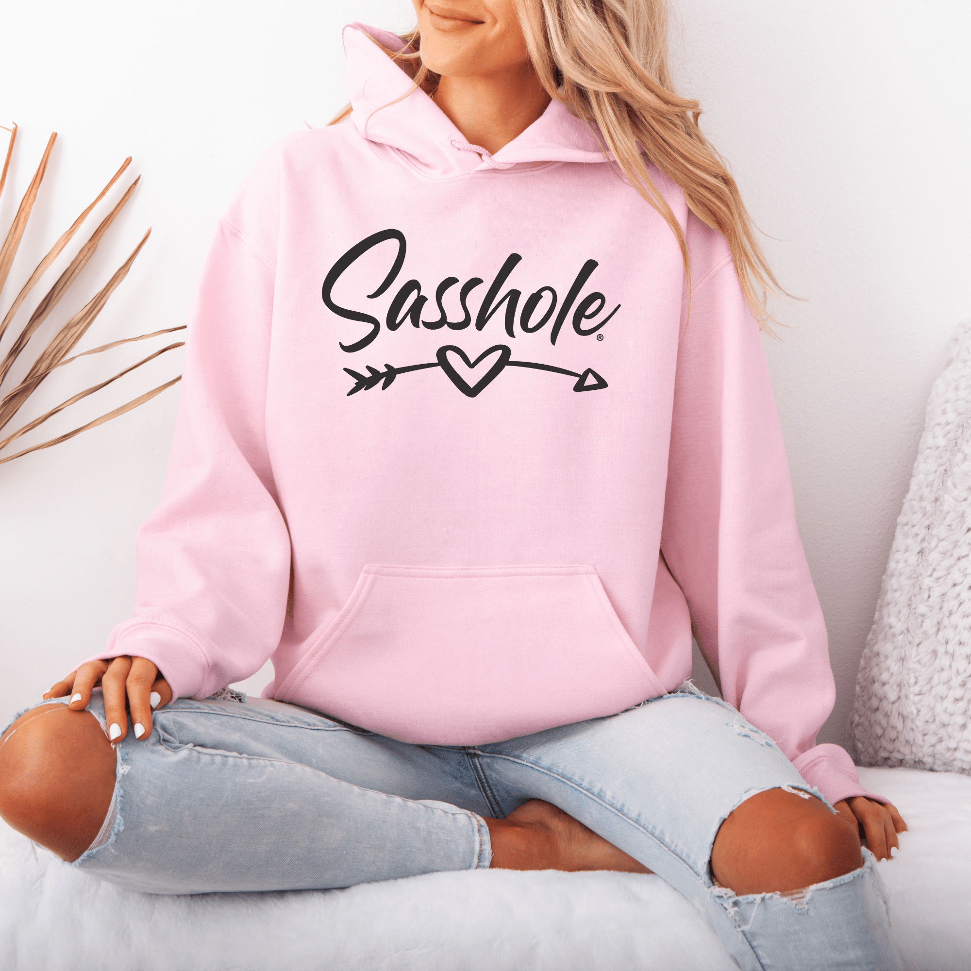 Fearless & Fabulous: Trendy Women's Sasshole® Hoodie - Funny Graphic Tee by Sasshole® Clothing