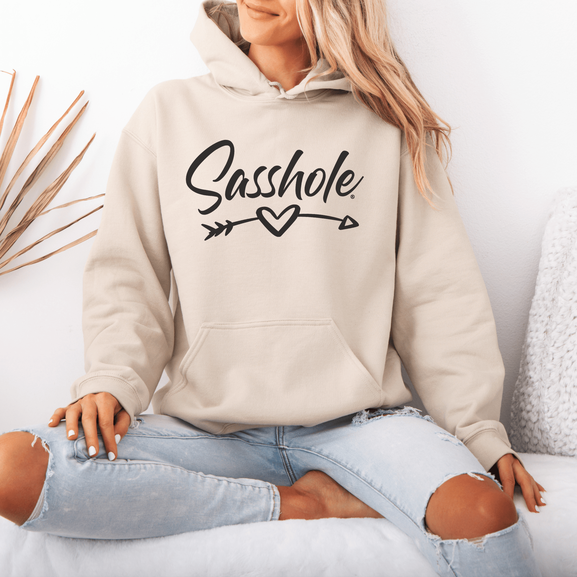 Fearless & Fabulous: Trendy Women's Sasshole® Hoodie - Funny Graphic Tee by Sasshole® Clothing
