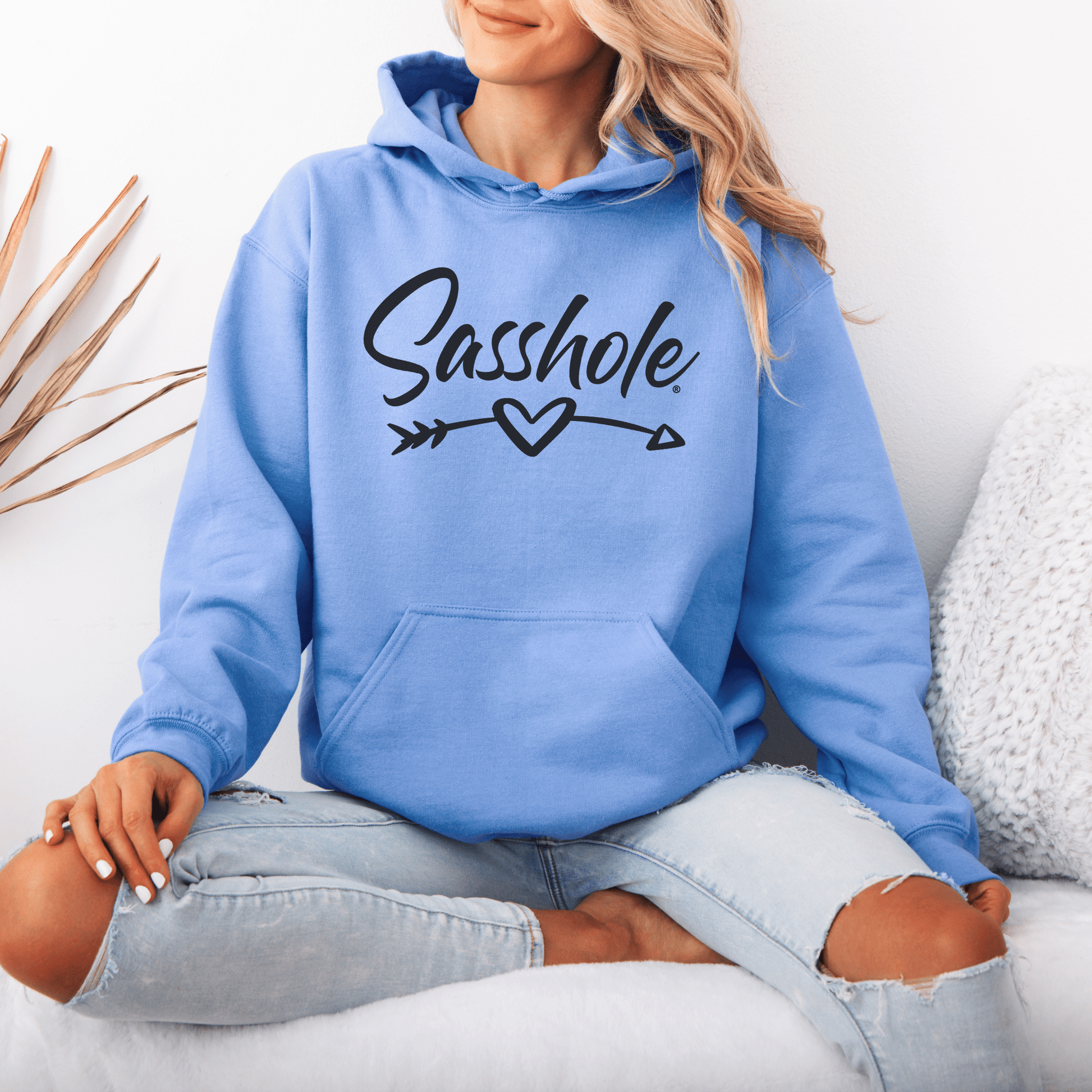 Fearless & Fabulous: Trendy Women's Sasshole® Hoodie - Funny Graphic Tee by Sasshole® Clothing