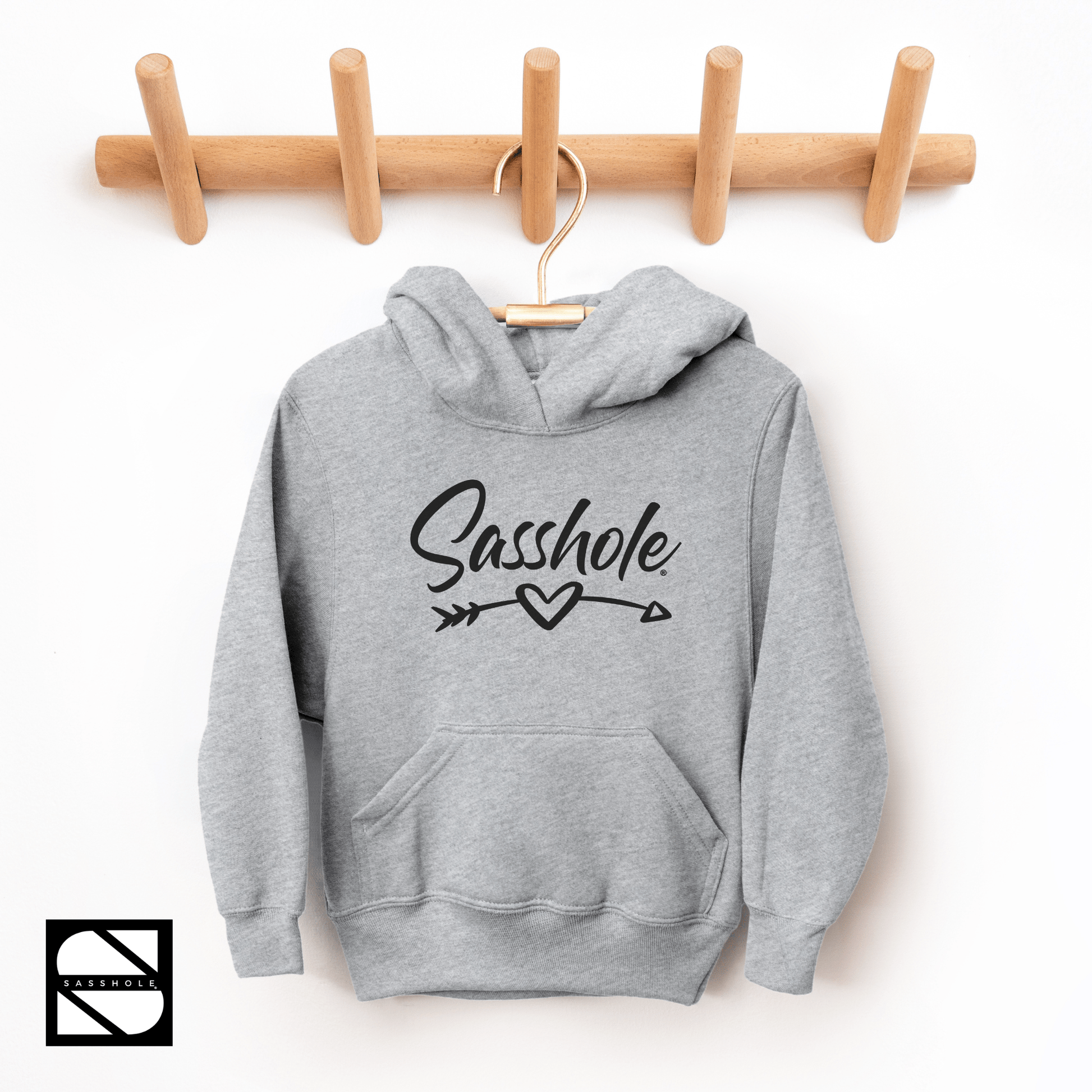 Fearless & Fabulous: Trendy Youth Girls Sasshole® Hoodie - Funny Graphic Tee by Sasshole® Clothing