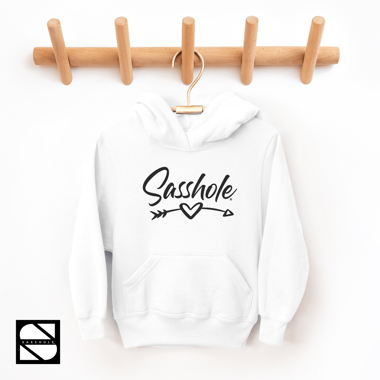 Fearless & Fabulous: Trendy Youth Girls Sasshole® Hoodie - Funny Graphic Tee by Sasshole® Clothing