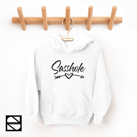 Fearless & Fabulous: Trendy Youth Girls Sasshole® Hoodie - Funny Graphic Tee by Sasshole® Clothing