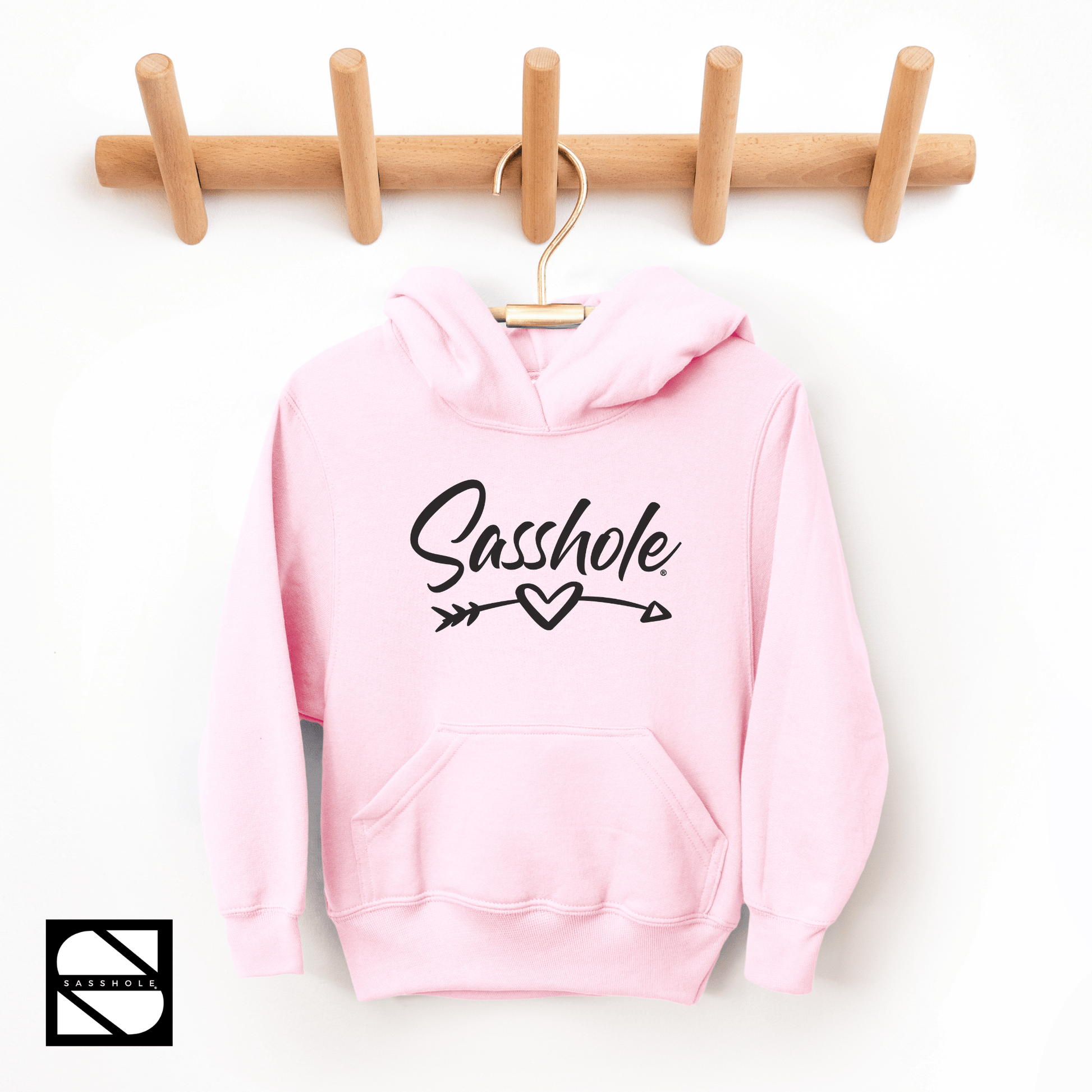 Fearless & Fabulous: Trendy Youth Girls Sasshole® Hoodie - Funny Graphic Tee by Sasshole® Clothing