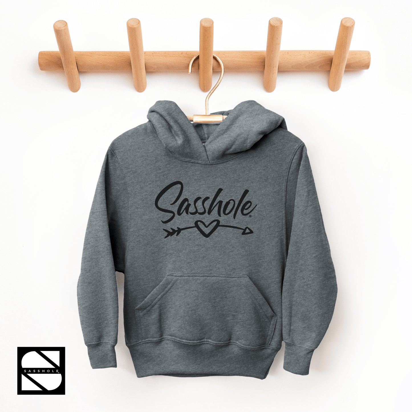 Fearless & Fabulous: Trendy Youth Girls Sasshole® Hoodie - Funny Graphic Tee by Sasshole® Clothing