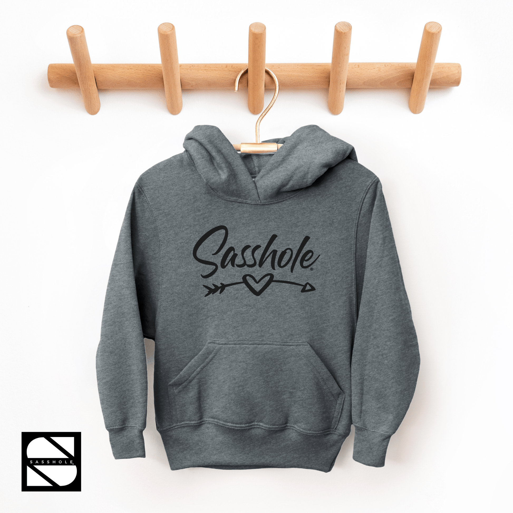 Fearless & Fabulous: Trendy Youth Girls Sasshole® Hoodie - Funny Graphic Tee by Sasshole® Clothing