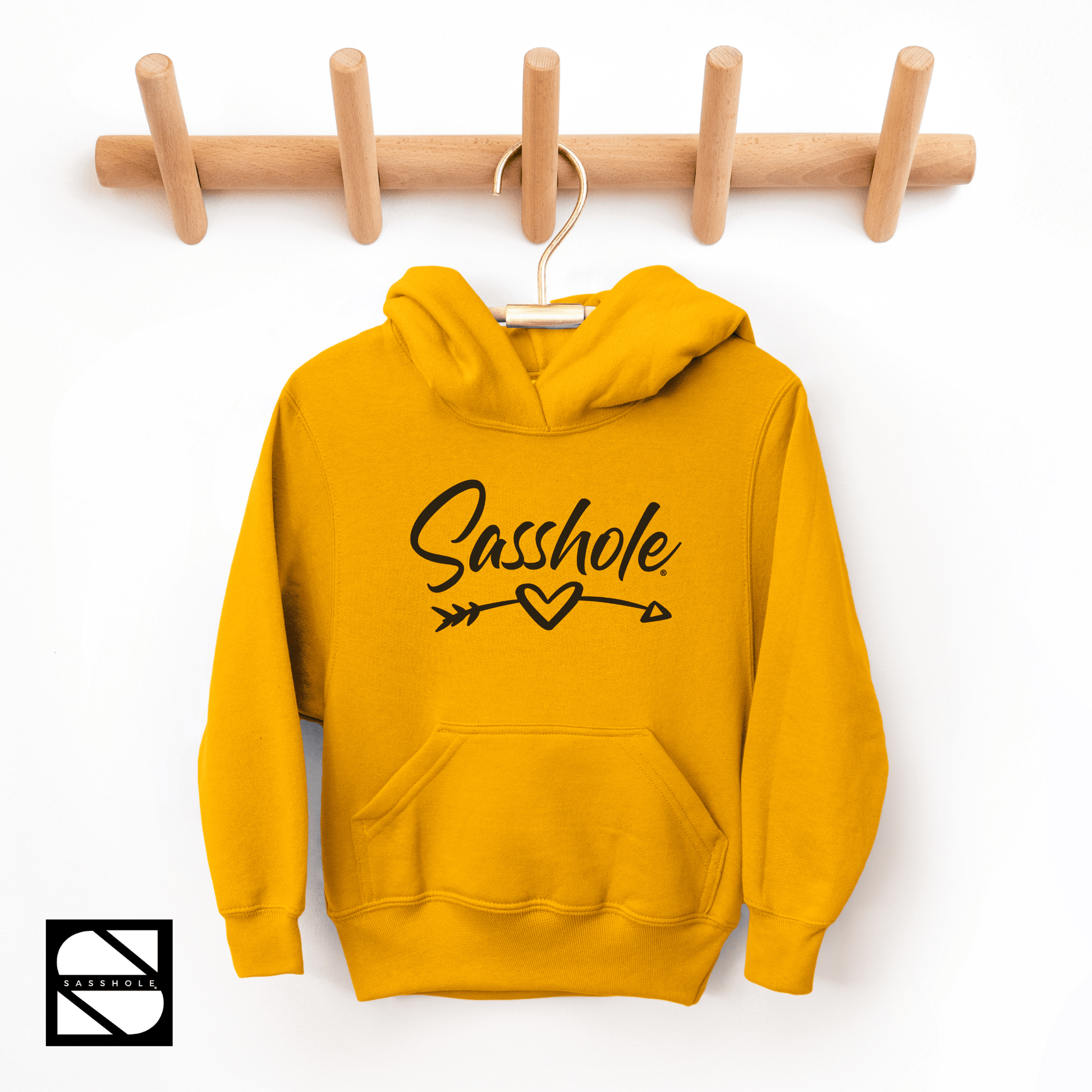 Fearless & Fabulous: Trendy Youth Girls Sasshole® Hoodie - Funny Graphic Tee by Sasshole® Clothing
