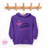 Flamingo Frenzy: Little Sasshole™ Toddler Girl's Hoodie - Funny Graphic Tee by Sasshole® Clothing