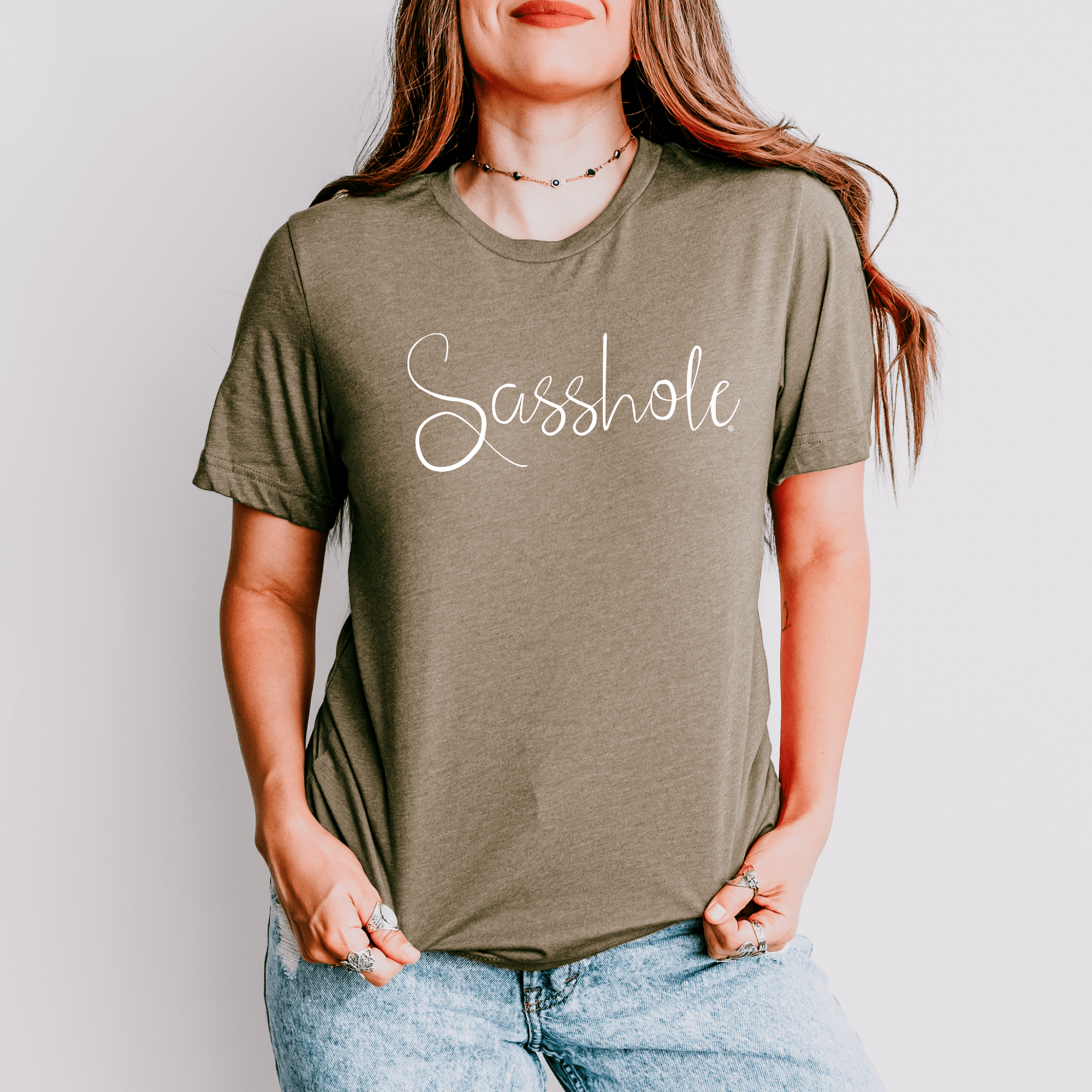 Image of Flaunt Your Sassy Style: Sasshole® Graphic T-Shirts for Women - Funny Graphic Tee by Sasshole® Clothing