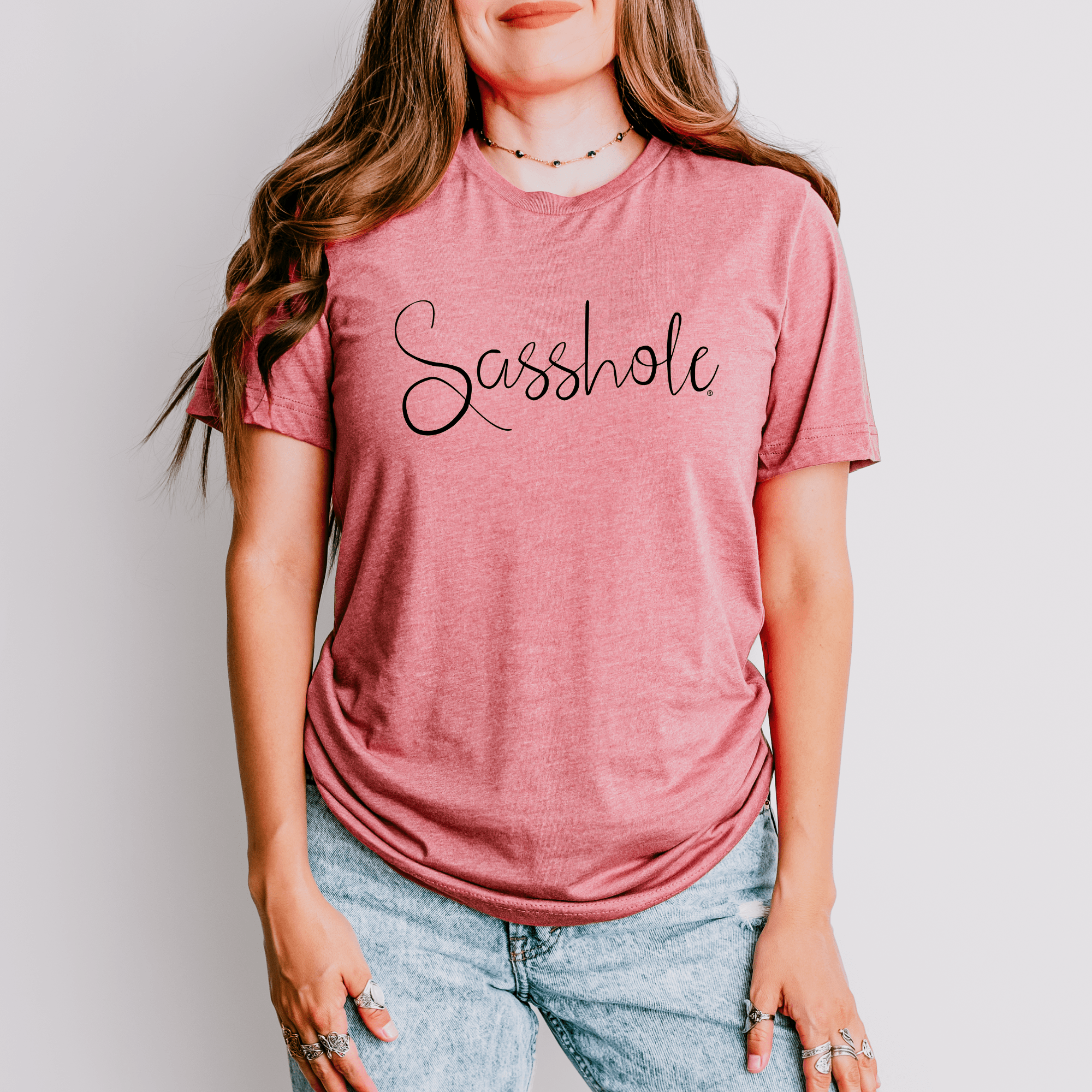Image of Flaunt Your Sassy Style: Sasshole® Graphic T-Shirts for Women - Funny Graphic Tee by Sasshole® Clothing