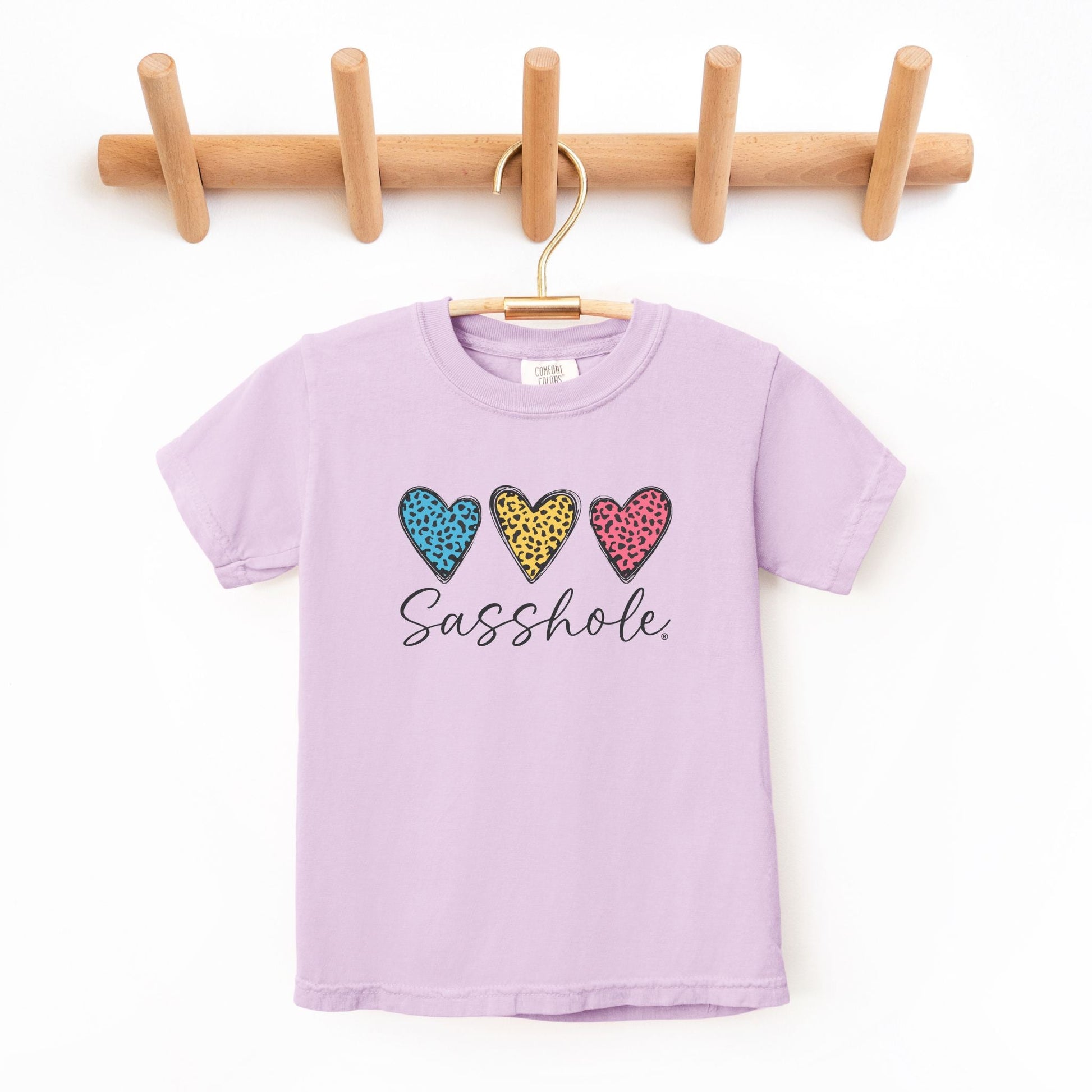 Glamorous Rebel: Sasshole® Youth Tee for Wild Hearts - Funny Graphic Tee by Sasshole® Clothing