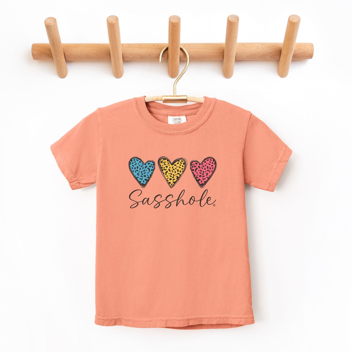 Glamorous Rebel: Sasshole® Youth Tee for Wild Hearts - Funny Graphic Tee by Sasshole® Clothing