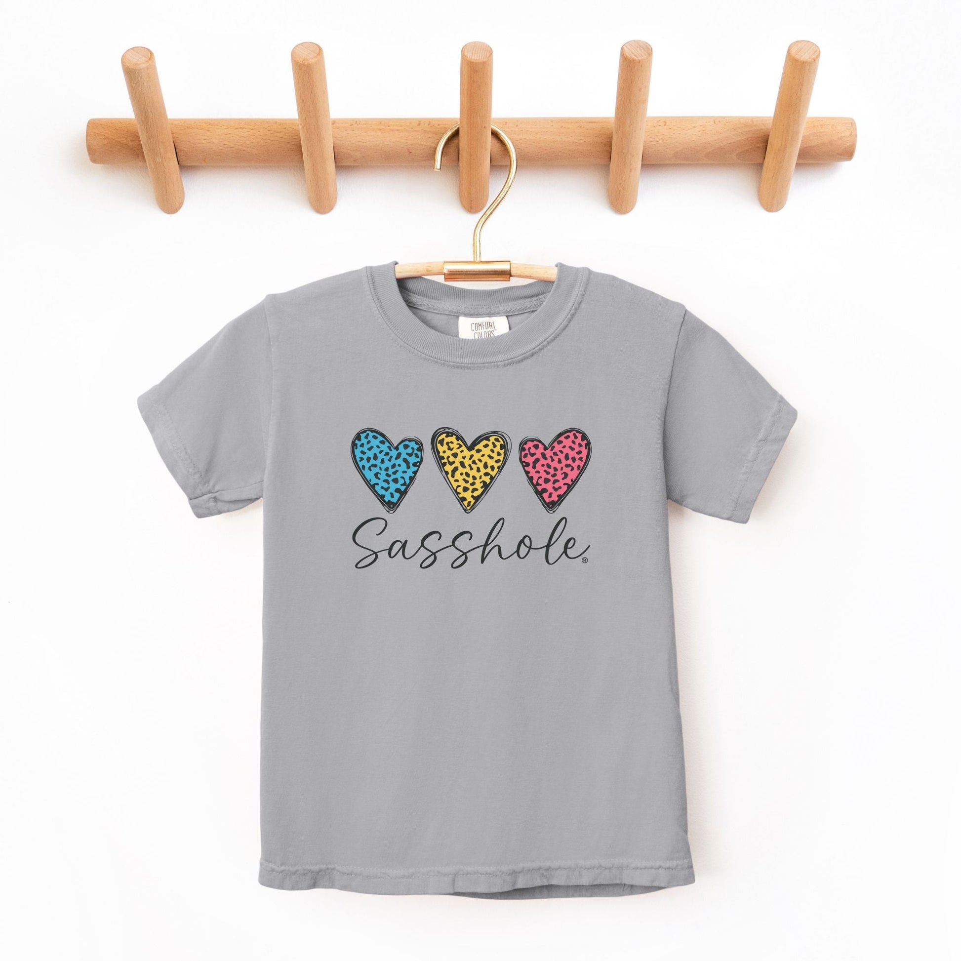 Glamorous Rebel: Sasshole® Youth Tee for Wild Hearts - Funny Graphic Tee by Sasshole® Clothing