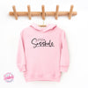 Hoodie Happiness: Little Sasshole™ Toddler Girl's Cute Pullover - Funny Graphic Tee by Sasshole® Clothing