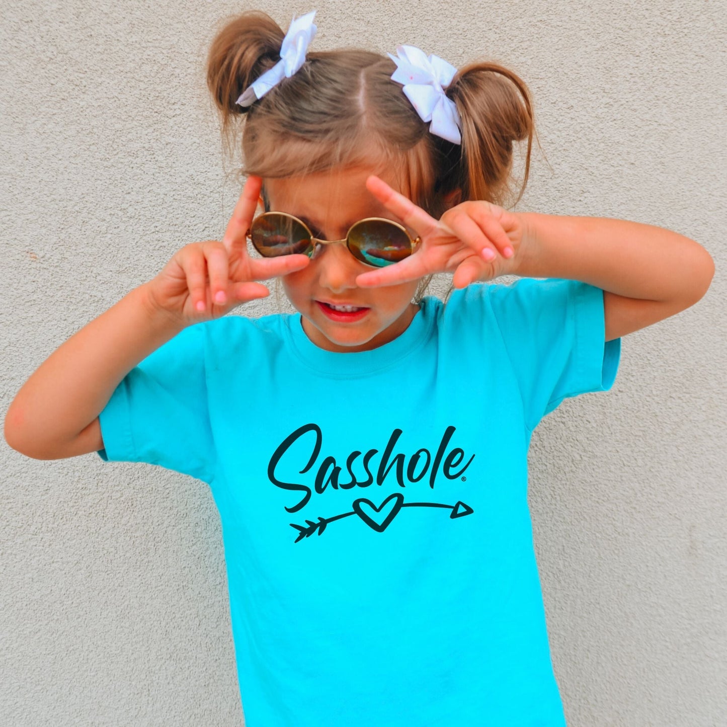 Little Sass Queen: Sasshole® Youth Tee for Royalty - Funny Graphic Tee by Sasshole® Clothing