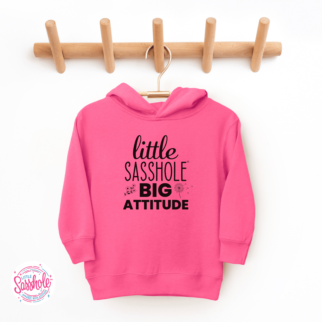 Little Sasshole Big Attitude – The Ultimate Hoodie for Your Mini Me - Funny Graphic Tee by Sasshole® Clothing