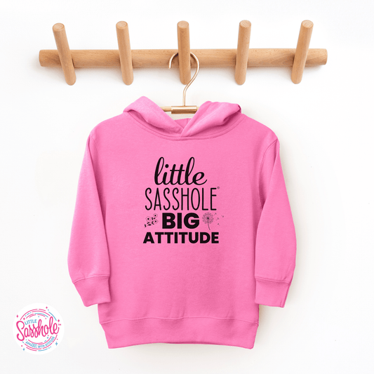 Little Sasshole Big Attitude – The Ultimate Hoodie for Your Mini Me - Funny Graphic Tee by Sasshole® Clothing