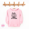 Little Sasshole Big Attitude – The Ultimate Hoodie for Your Mini Me - Funny Graphic Tee by Sasshole® Clothing