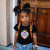 Little Sasshole® Toddler Girl Shirt | Pastel Heart Crown Tee | Cute Funny Kids Shirt | Sassy Princess T-Shirt for Girls | Baby Girl Gift - Funny Graphic Tee by Sasshole® Clothing
