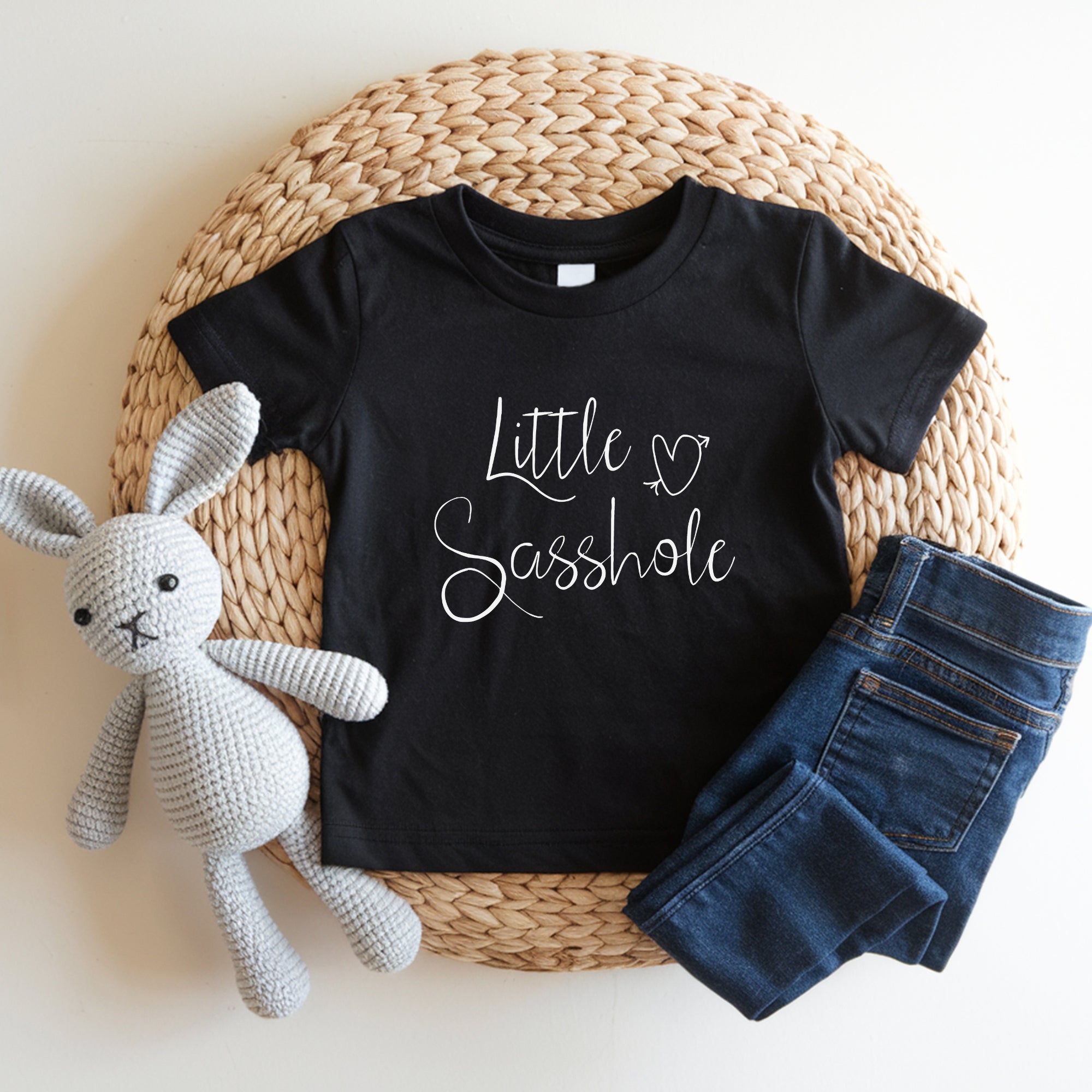 Image of Little Sasshole® Toddler T-Shirt – Cute & Sassy Kids T-shirts for Girls - Funny Graphic Tee by Sasshole® Clothing