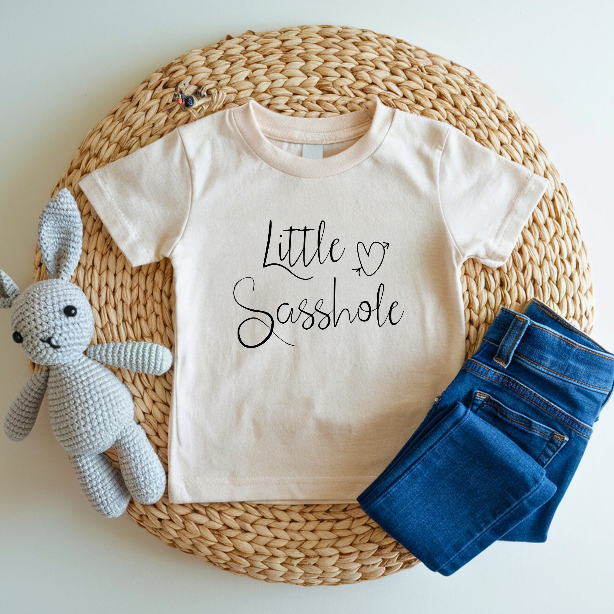 Image of Little Sasshole® Toddler T-Shirt – Cute & Sassy Kids T-shirts for Girls - Funny Graphic Tee by Sasshole® Clothing