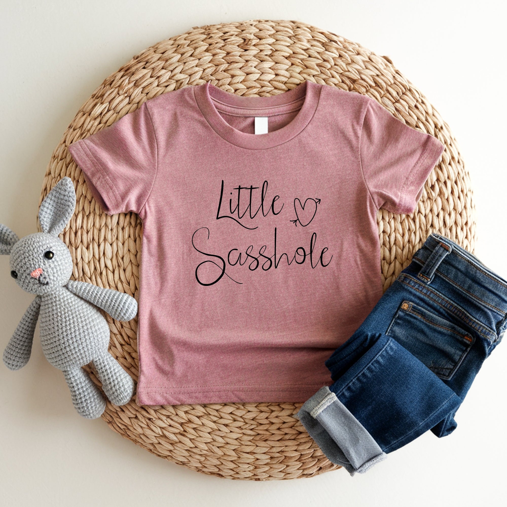 Image of Little Sasshole® Toddler T-Shirt – Cute & Sassy Kids T-shirts for Girls - Funny Graphic Tee by Sasshole® Clothing