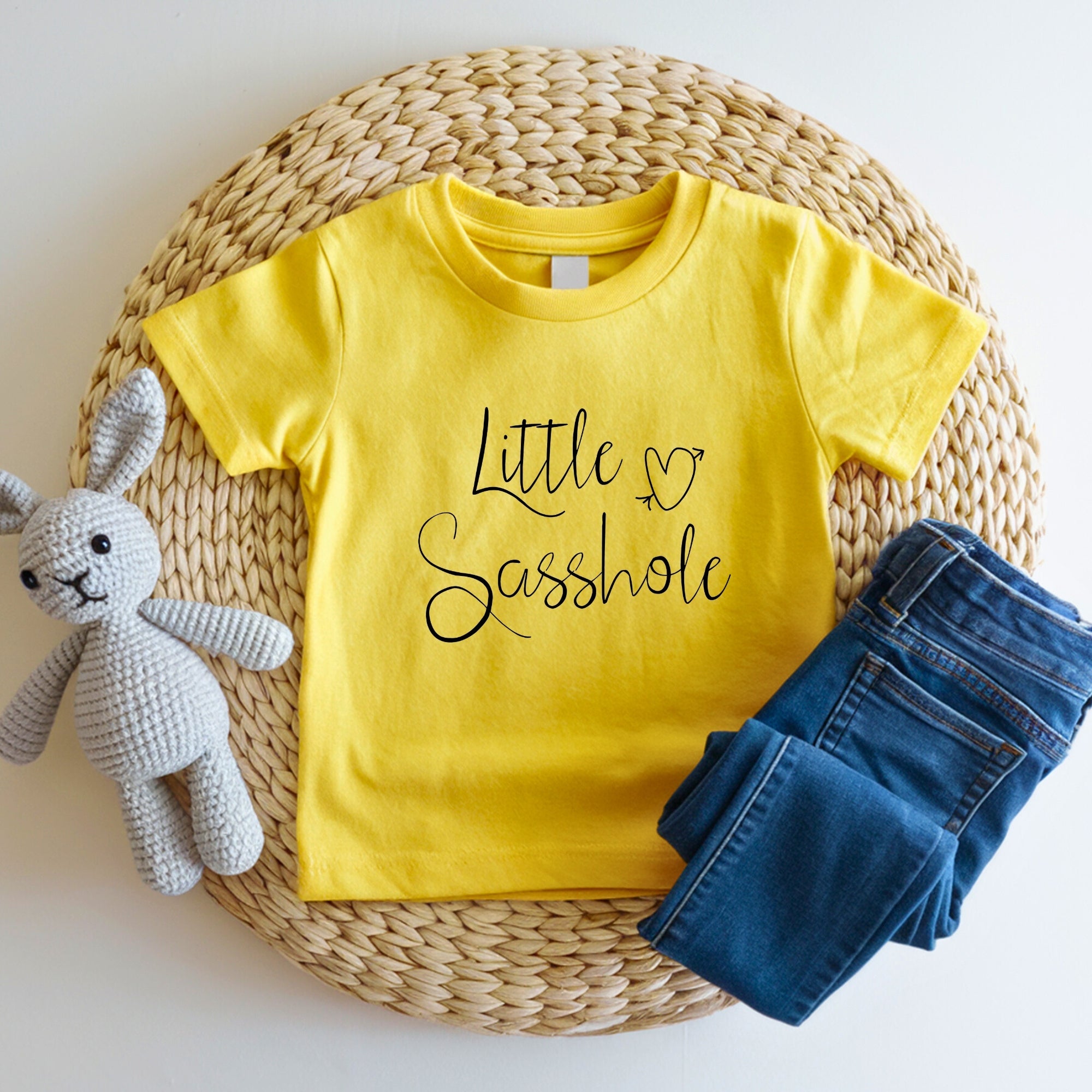 Image of Little Sasshole® Toddler T-Shirt – Cute & Sassy Kids T-shirts for Girls - Funny Graphic Tee by Sasshole® Clothing
