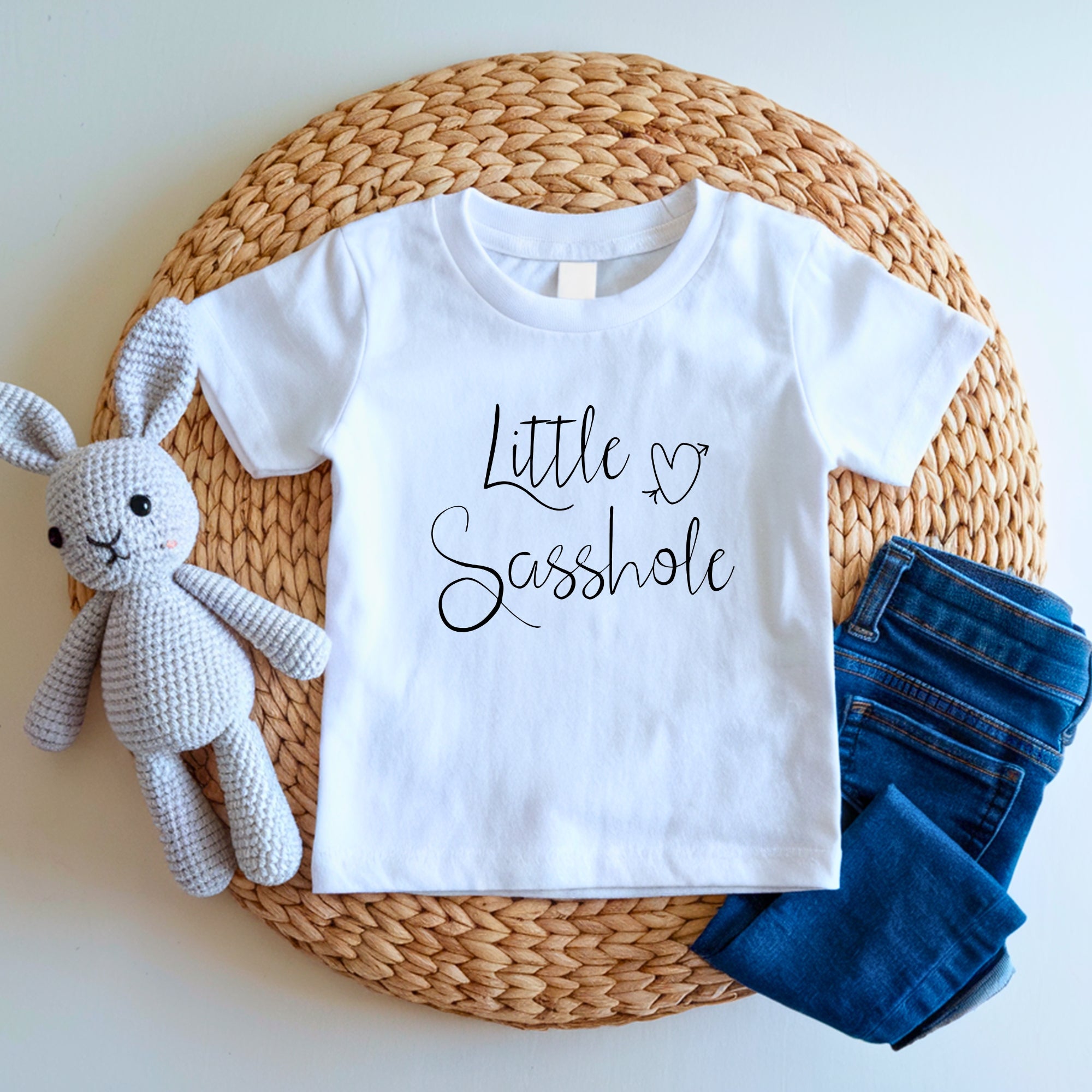 Image of Little Sasshole® Toddler T-Shirt – Cute & Sassy Kids T-shirts for Girls - Funny Graphic Tee by Sasshole® Clothing