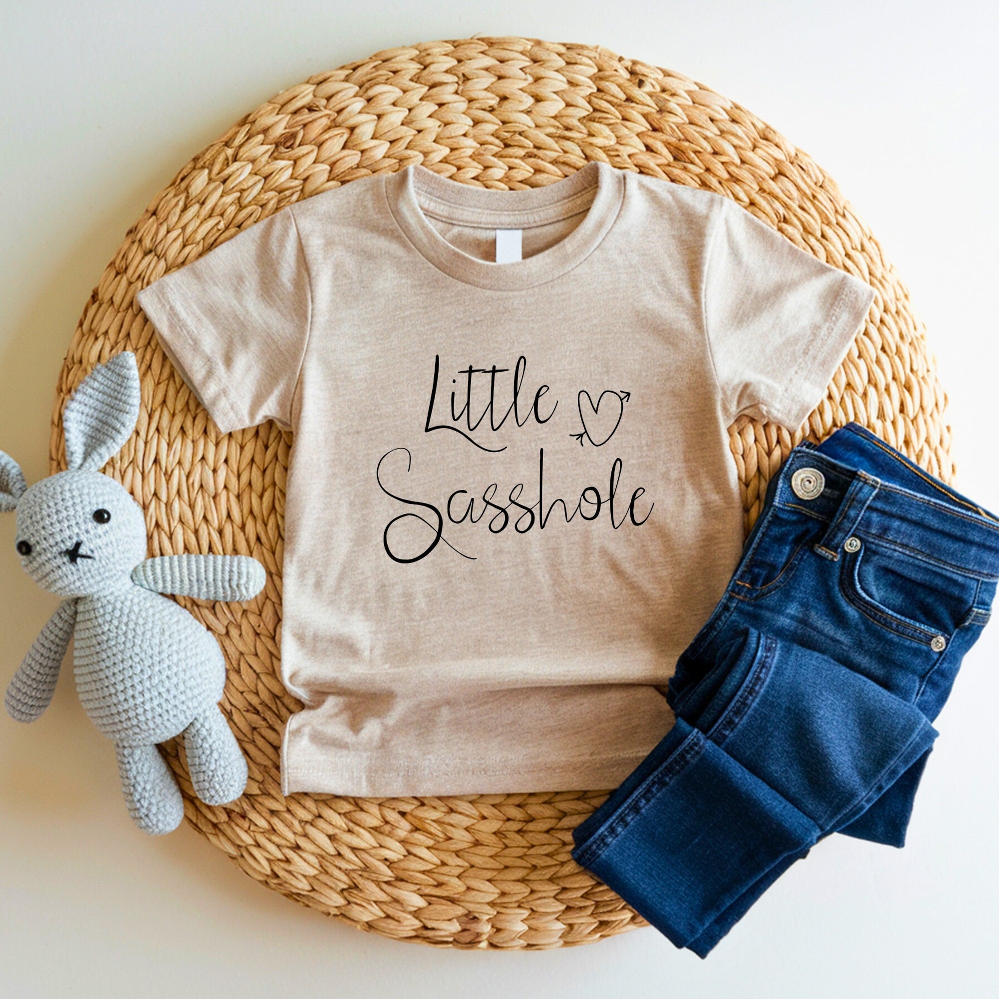 Image of Little Sasshole® Toddler T-Shirt – Cute & Sassy Kids T-shirts for Girls - Funny Graphic Tee by Sasshole® Clothing