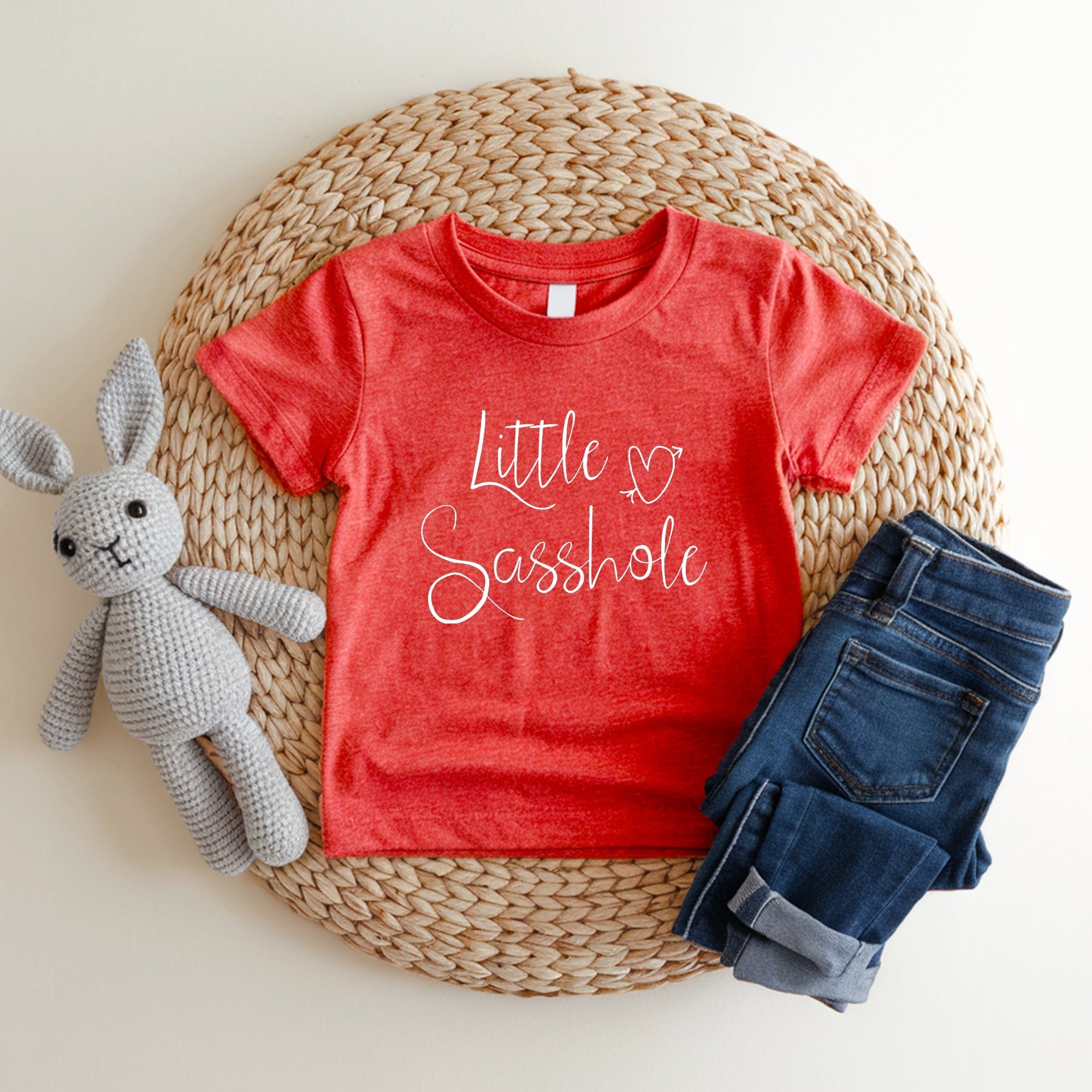 Image of Little Sasshole® Toddler T-Shirt – Cute & Sassy Kids T-shirts for Girls - Funny Graphic Tee by Sasshole® Clothing