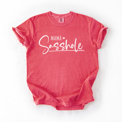 Image of Mama Sasshole® Comfort Color T-Shirt – Funny Graphic Tee for Moms with Attitude - Funny Graphic Tee by Sasshole® Clothing