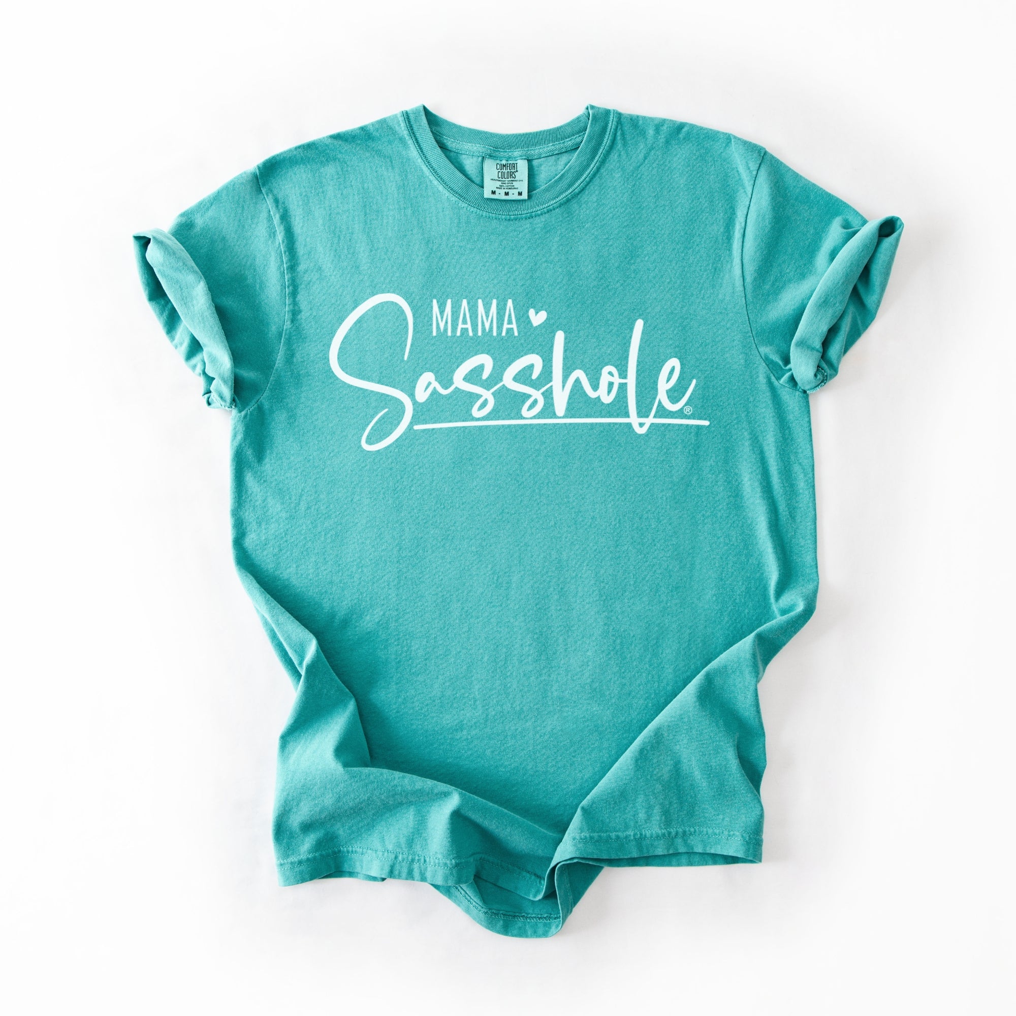 Image of Mama Sasshole® Comfort Color T-Shirt – Funny Graphic Tee for Moms with Attitude - Funny Graphic Tee by Sasshole® Clothing