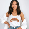 Retro Rainbow Sasshole® Women's Tank Top - Vintage Vibes - Funny Graphic Tee by Sasshole® Clothing