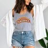 Retro Rainbow Sasshole® Women's Tank Top - Vintage Vibes - Funny Graphic Tee by Sasshole® Clothing