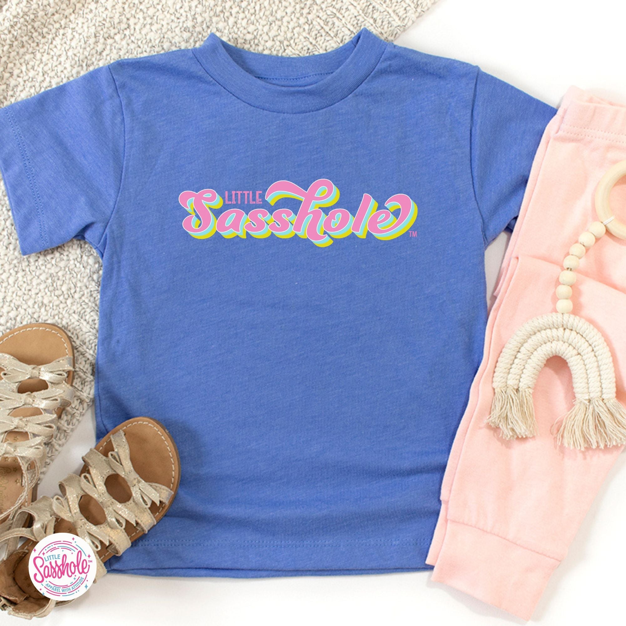 Image of Sass in Small Packages: Little Sasshole™ Toddler Shirt - Funny Graphic Tee by Sasshole® Clothing