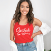 Sasshole® Arrowed Heart Women's Tank Top - Love with Attitude - Funny Graphic Tee by Sasshole® Clothing