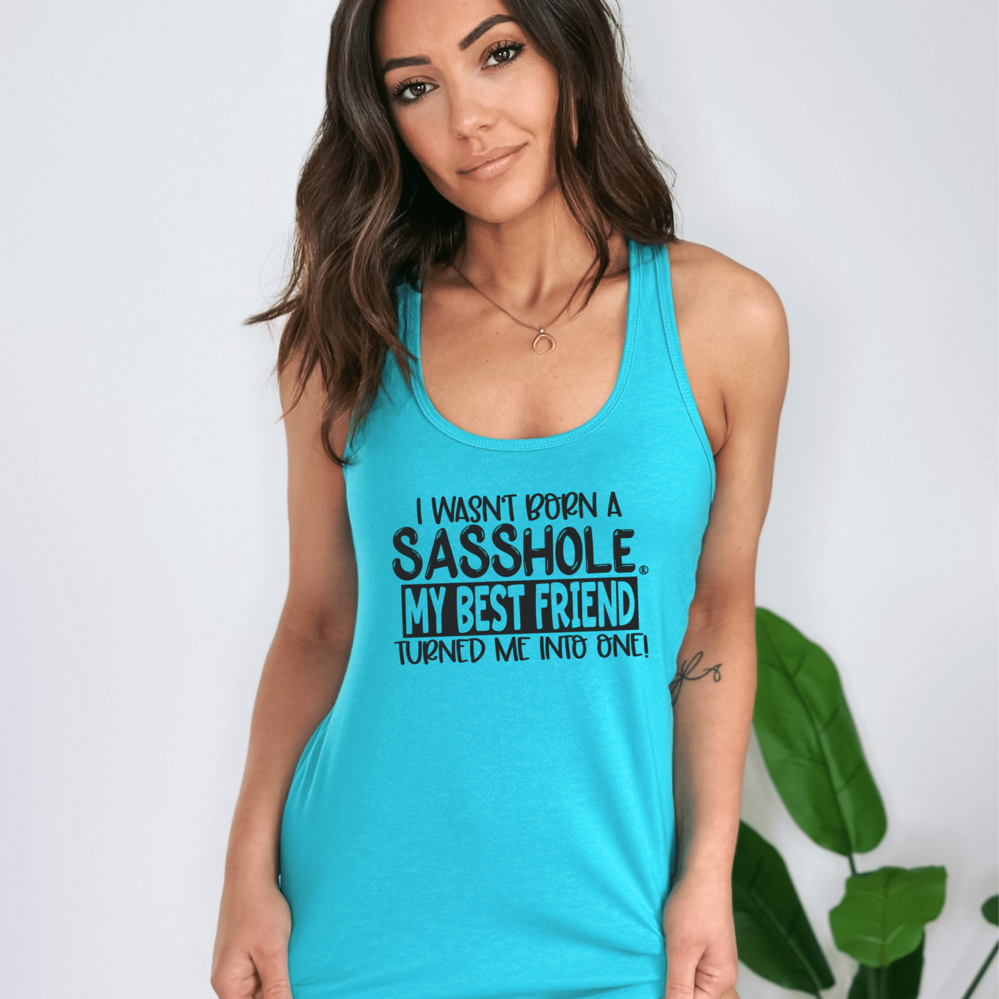 Image of Sasshole® Bestie Women's Tank Top – The Friendship Upgrade - Funny Graphic Tee by Sasshole® Clothing