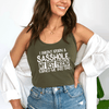 Sasshole® Bestie Women's Tank Top – The Friendship Upgrade - Funny Graphic Tee by Sasshole® Clothing