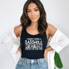 Sasshole® Bestie Women's Tank Top – The Friendship Upgrade - Funny Graphic Tee by Sasshole® Clothing