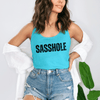 Sasshole® Bold Basics Women's Tank Top - Effortlessly Edgy - Funny Graphic Tee by Sasshole® Clothing