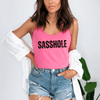 Sasshole® Bold Basics Women's Tank Top - Effortlessly Edgy - Funny Graphic Tee by Sasshole® Clothing